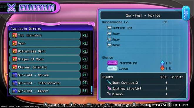 خلفية 2 تحميل العاب الاستراتيجية للكمبيوتر Hyperdimension Neptunia Re;Birth2 Survival (ALL DLC) Torrent Download Direct Link