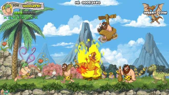 خلفية 2 تحميل العاب المغامرة للكمبيوتر New Joe & Mac – Caveman Ninja Torrent Download Direct Link