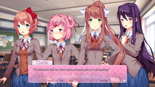 خلفية 1 تحميل العاب النص للكمبيوتر Doki Doki Literature Club Plus! (v17.07.2022) Torrent Download Direct Link