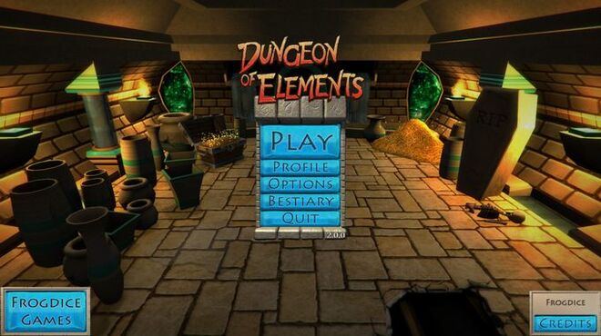 خلفية 1 تحميل العاب RPG للكمبيوتر Dungeon of Elements Torrent Download Direct Link