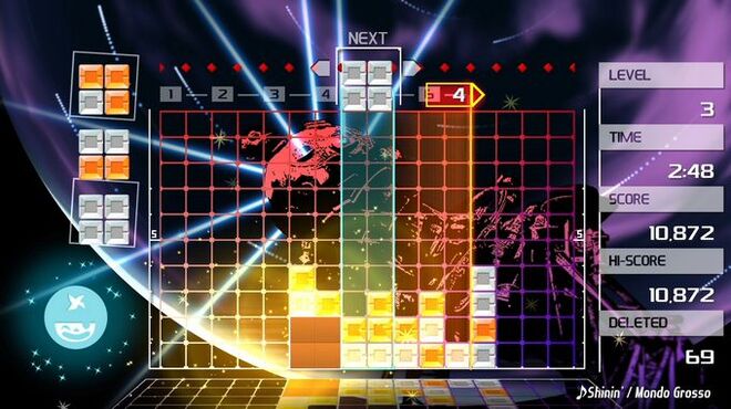 خلفية 1 تحميل العاب الالغاز للكمبيوتر LUMINES REMASTERED (v1.04) Torrent Download Direct Link