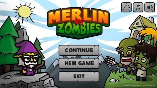 خلفية 1 تحميل العاب Casual للكمبيوتر Merlin vs Zombies Torrent Download Direct Link