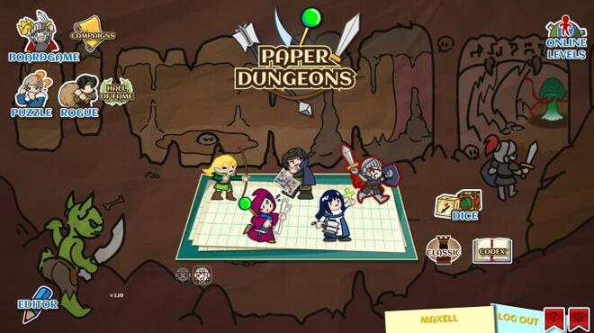 خلفية 1 تحميل العاب الالغاز للكمبيوتر Paper Dungeons (v1.26) Torrent Download Direct Link