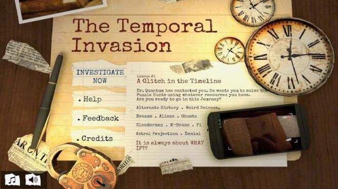 خلفية 1 تحميل العاب الالغاز للكمبيوتر The Temporal Invasion (v3014) Torrent Download Direct Link