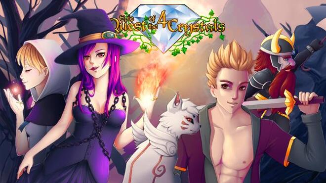 خلفية 1 تحميل العاب RPG للكمبيوتر Epic Quest of the 4 Crystals Torrent Download Direct Link