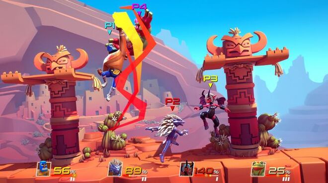 خلفية 1 تحميل العاب Casual للكمبيوتر Brawlout (v1.4.10) Torrent Download Direct Link