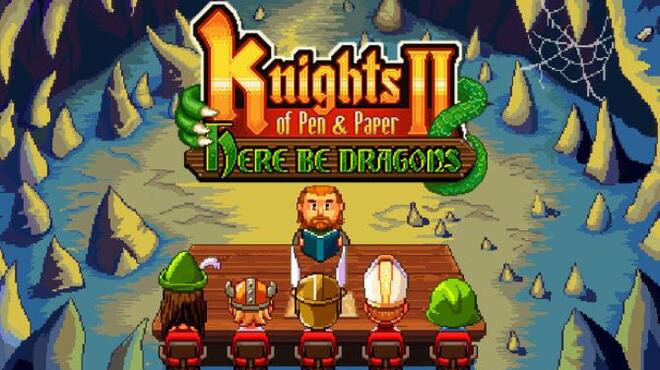 تحميل لعبة Knights of Pen and Paper 2 Here Be Dragons (v12.03.2023) مجانا