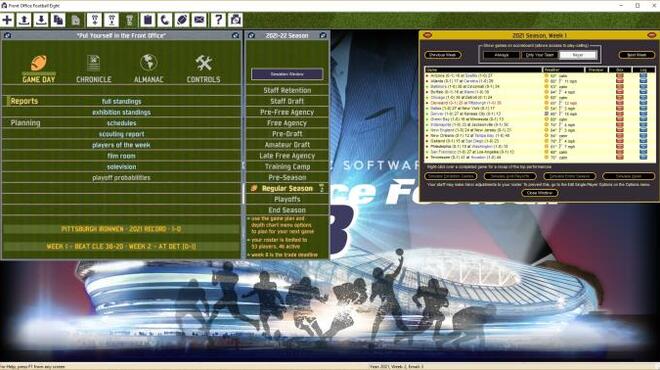 خلفية 1 تحميل العاب الادارة للكمبيوتر Front Office Football Eight (v8.4) Torrent Download Direct Link