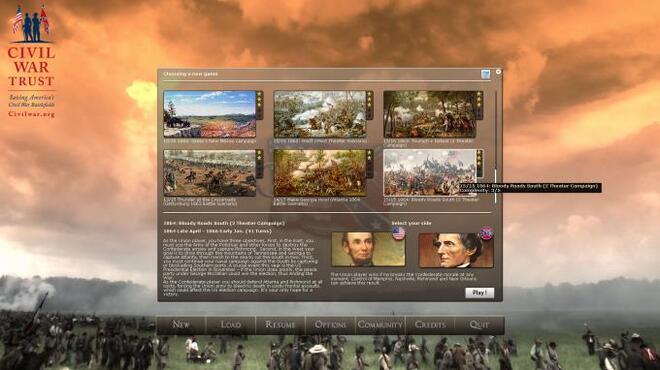 خلفية 2 تحميل العاب الاستراتيجية للكمبيوتر Civil War II: The Bloody Road South Torrent Download Direct Link
