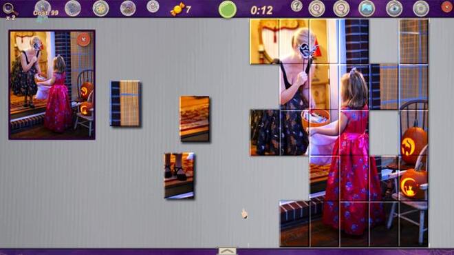 خلفية 1 تحميل العاب Casual للكمبيوتر Sweet Holiday Jigsaws: Halloween Night Torrent Download Direct Link