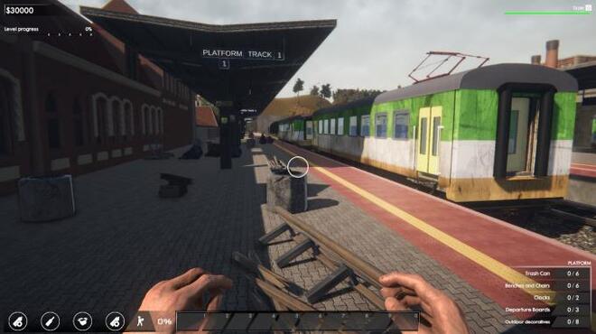 خلفية 2 تحميل العاب الادارة للكمبيوتر Train Station Renovation (v2.2.4 & DLC) Torrent Download Direct Link