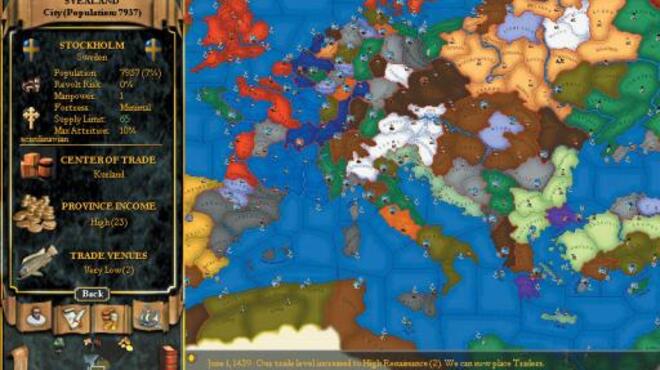 خلفية 1 تحميل العاب الاستراتيجية للكمبيوتر Europa Universalis II Torrent Download Direct Link