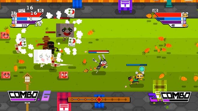 خلفية 1 تحميل العاب RPG للكمبيوتر Ninjin: Clash of Carrots Torrent Download Direct Link