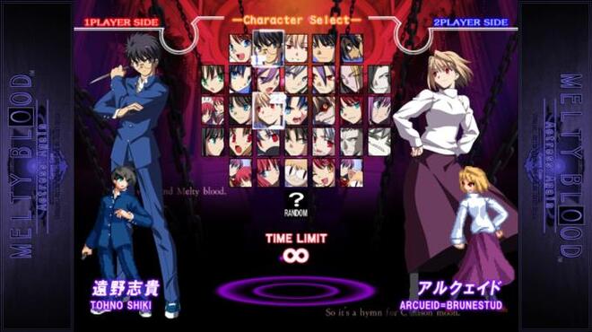 خلفية 1 تحميل العاب الانمي للكمبيوتر Melty Blood Actress Again Current Code (v1.06b) Torrent Download Direct Link