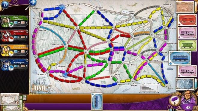 خلفية 1 تحميل العاب الاستراتيجية للكمبيوتر Ticket to Ride (v2.7.10 & ALL DLC) Torrent Download Direct Link